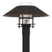 Henry Outdoor Post Light in Coastal Black with Coastal Oil Rubbed Bronze Accent - 344227-SKT-80-14-ZM0026 by Hubbardton Forge
