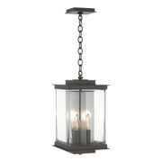 Kingston Outdoor Large Lantern in Coastal Oil Rubbed Bronze with Translucent Vintage Platinum Accent - 356840-SKT-14-81-ZM0703 by Hubbardton Forge