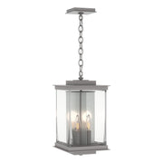 Kingston Outdoor Large Lantern in Coastal Burnished Steel with Translucent Vintage Platinum Accent - 356840-SKT-78-81-ZM0703 by Hubbardton Forge
