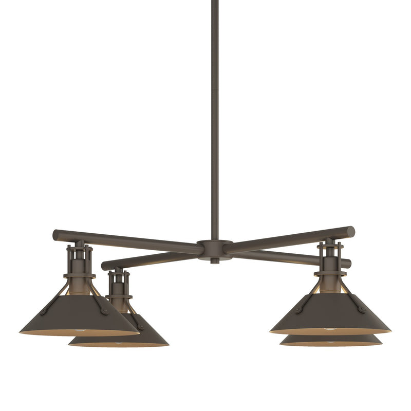 Henry Outdoor 4-Light Pendant in Coastal Dark Smoke - 364210-SKT-MULT-77 by Hubbardton Forge