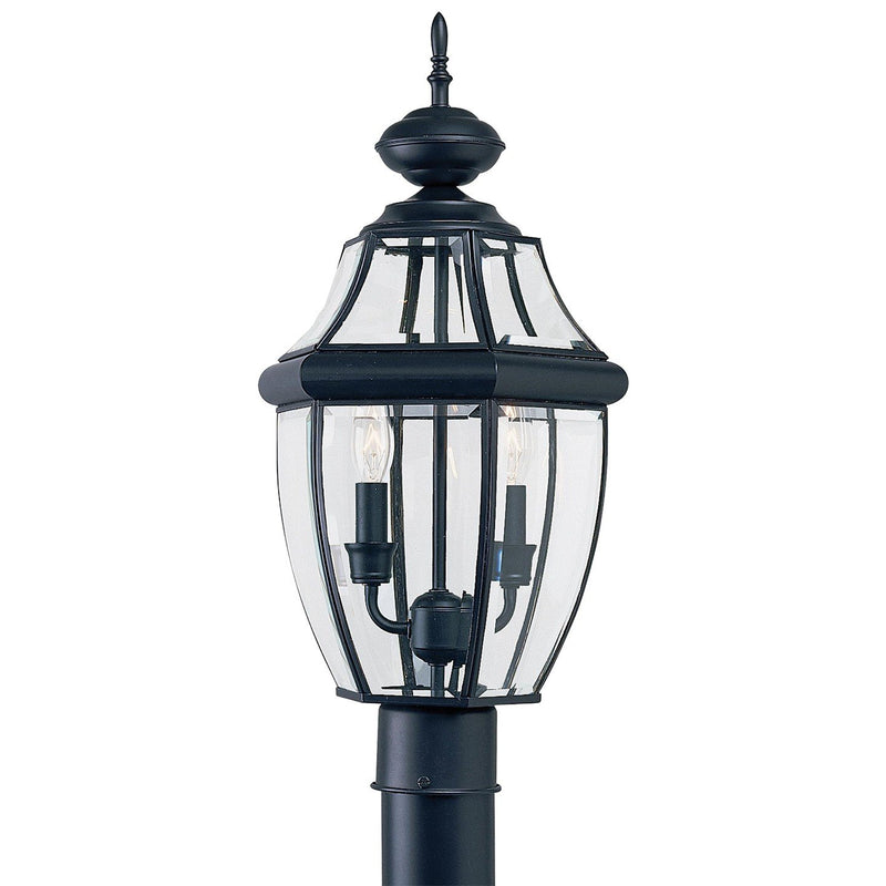 Lancaster 2-Light Outdoor Post Light in Black