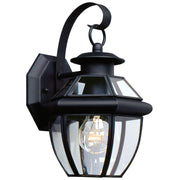 Lancaster Small Outdoor Wall Lantern in Black