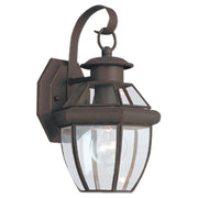 Lancaster Small Outdoor Wall Lantern in Antique Bronze