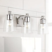 Myles 3-Light Bath Vanity Light in Brushed Nickel