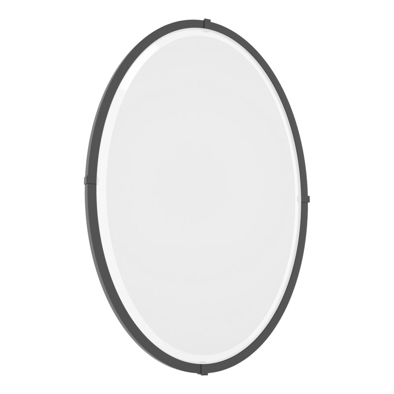 Beveled Oval Mirror in Black - 710004-10 by Hubbardton Forge