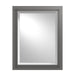 Metra Beveled Mirror in Natural Iron - 710116-20 by Hubbardton Forge