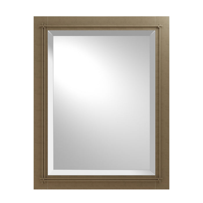 Metra Beveled Mirror in Soft Gold - 710116-84 by Hubbardton Forge