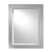 Metra Beveled Mirror in Sterling - 710116-85 by Hubbardton Forge