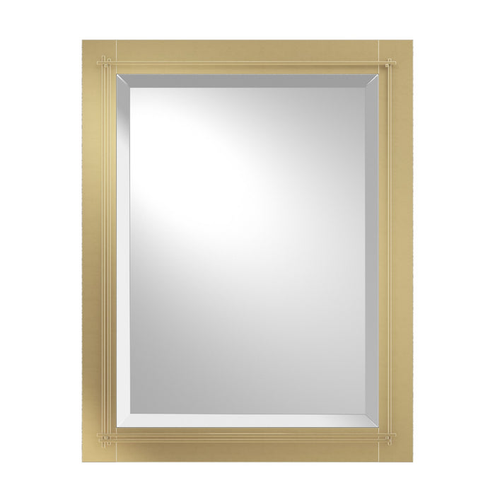 Metra Beveled Mirror in Modern Brass - 710116-86 by Hubbardton Forge
