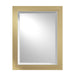 Metra Beveled Mirror in Modern Brass - 710116-86 by Hubbardton Forge