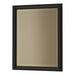 Rook Beveled Mirror in Black - 714901-10 by Hubbardton Forge