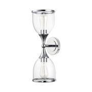 Ashridge 2-Light Bath Vanity Light in Polished Chrome