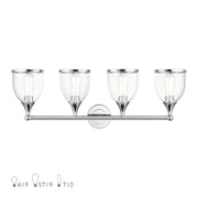 Ashridge 4-Light Large Bath Vanity Light in Polished Chrome