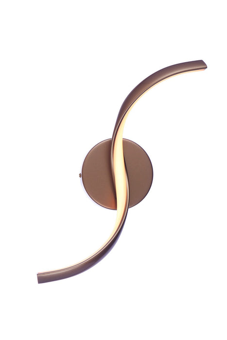 Pulse LED Wall Sconce in Champagne Brass - Lamps Expo