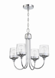 Wrenn 4-Light Chandelier in Chrome - Lamps Expo