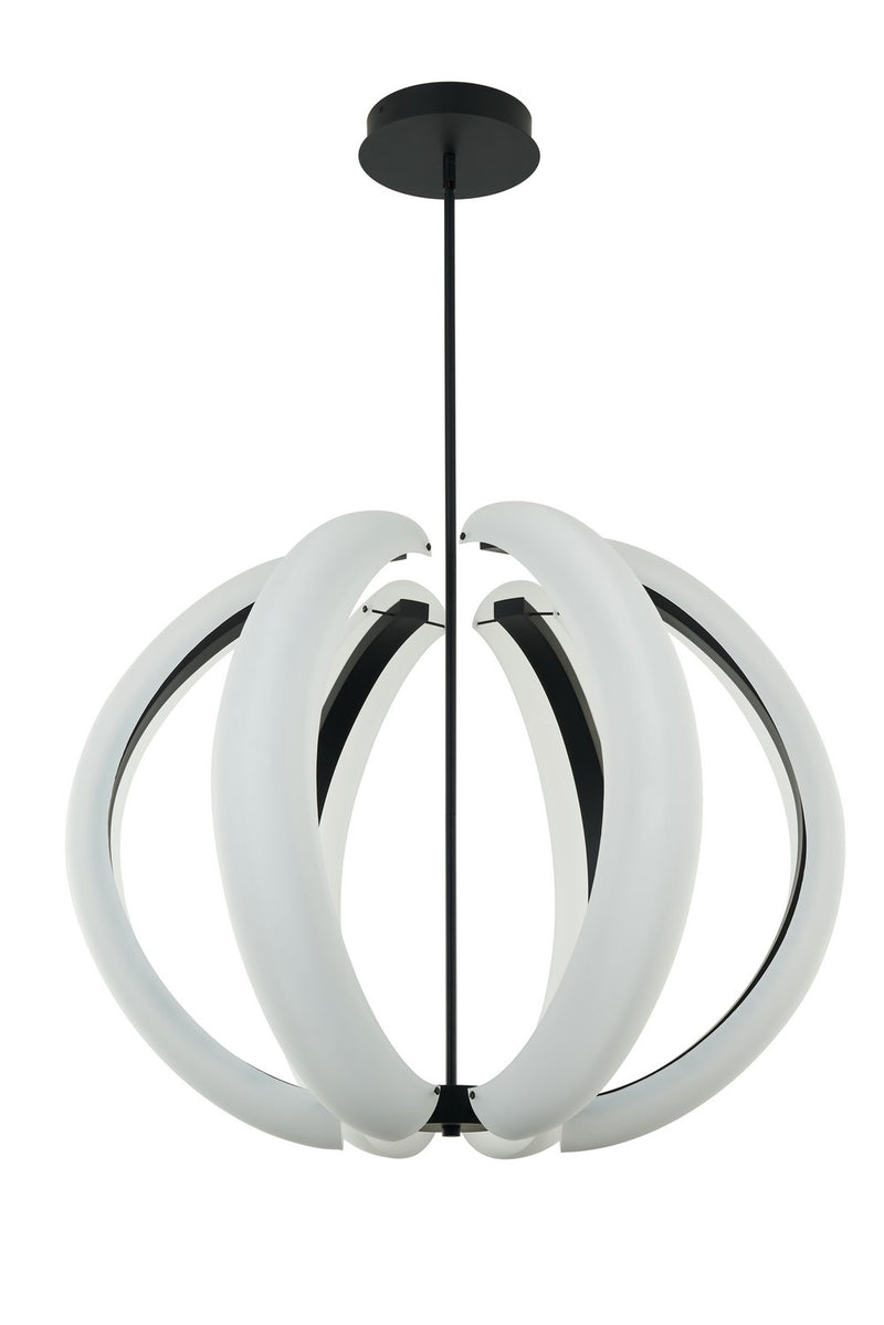 58891-FB-LED - Unwind LED Pendant in Flat Black by Craftmade