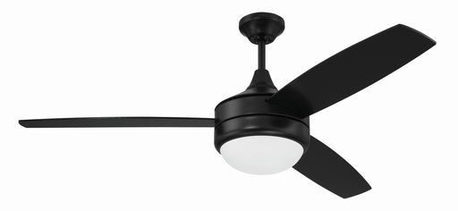 Phaze II 3-Blade 52" Ceiling Fan in Flat Black