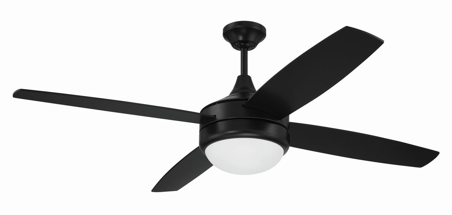 Phaze II 4- Blade 52" Ceiling Fan in Flat Black