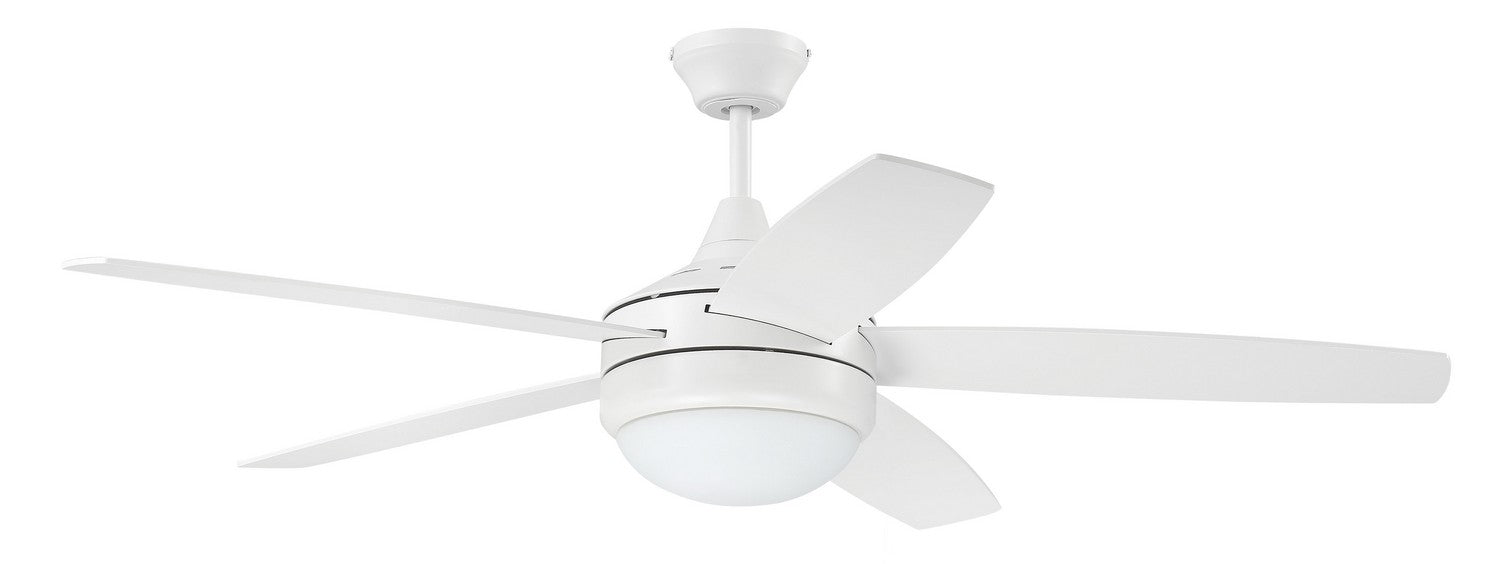 Phaze II 5- Blade 52" Ceiling Fan in White