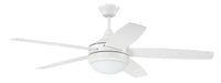 Phaze II 5- Blade 52" Ceiling Fan in White