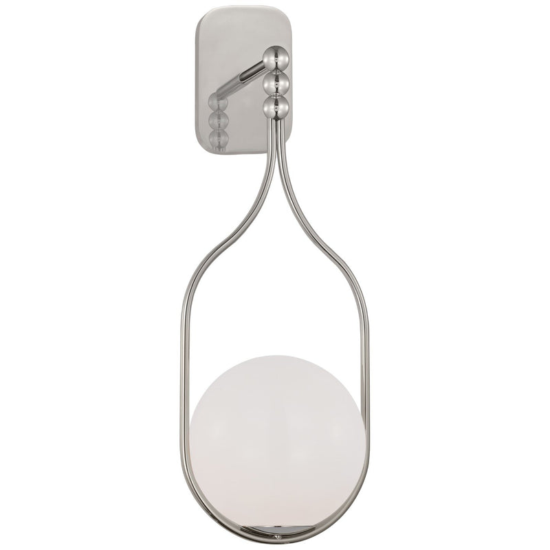 Jodo 19" Bath Sconce in Polished Nickel