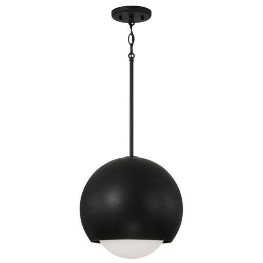 Dolby 1-Light Pendant in Black Iron - Lamps Expo