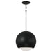 Dolby 1-Light Pendant in Black Iron - Lamps Expo