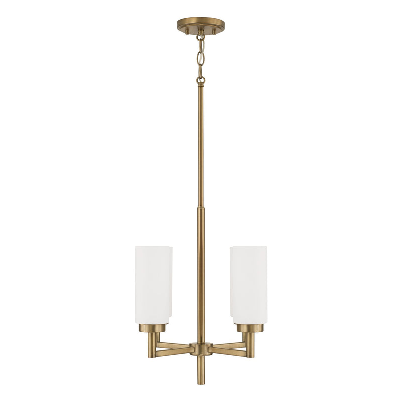 Alyssa 4-Light Pendant in Aged Brass - Lamps Expo
