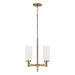 Alyssa 4-Light Pendant in Aged Brass - Lamps Expo