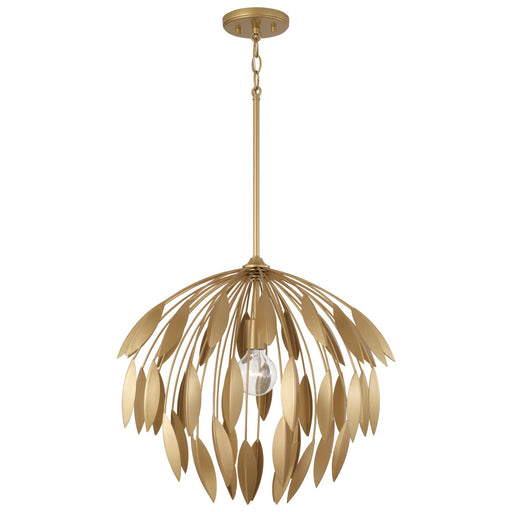 Margeaux 1-Light Pendant in Buffed Gold - Lamps Expo