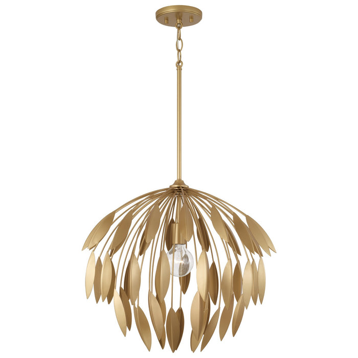 Margeaux 1-Light Pendant in Buffed Gold - Lamps Expo