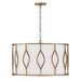 Cohen 4-Light Pendant in Mystic Luster - Lamps Expo