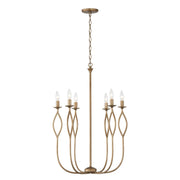 Cohen 6-Light Chandelier in Mystic Luster - Lamps Expo
