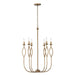 Cohen 6-Light Chandelier in Mystic Luster - Lamps Expo