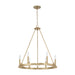 Pearson 6-Light Chandelier in Aged Brass - Lamps Expo