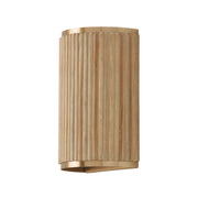 Donovan 2-Light Wall Sconce in White Wash and Matte Brass - Lamps Expo