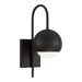 Dolby 1-Light Wall Sconce in Black Iron - Lamps Expo