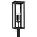 Hunt 4-Light Outdoor Post-Lantern in Black - Lamps Expo