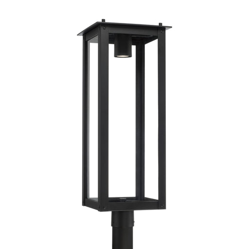 Hunt 1-Light Outdoor Post-Lantern in Black - Lamps Expo