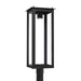 Hunt 1-Light Outdoor Post-Lantern in Black - Lamps Expo