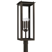 Hunt 4-Light Outdoor Post-Lantern in Oiled Bronze - Lamps Expo