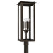Hunt 4-Light Outdoor Post-Lantern in Oiled Bronze - Lamps Expo