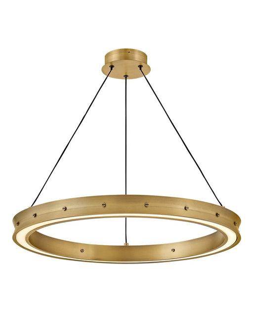 Althea 26" LED Ring Pendant in Lacquered Brass