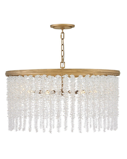 Rubina 6-Light Pendant in Burnished Gold