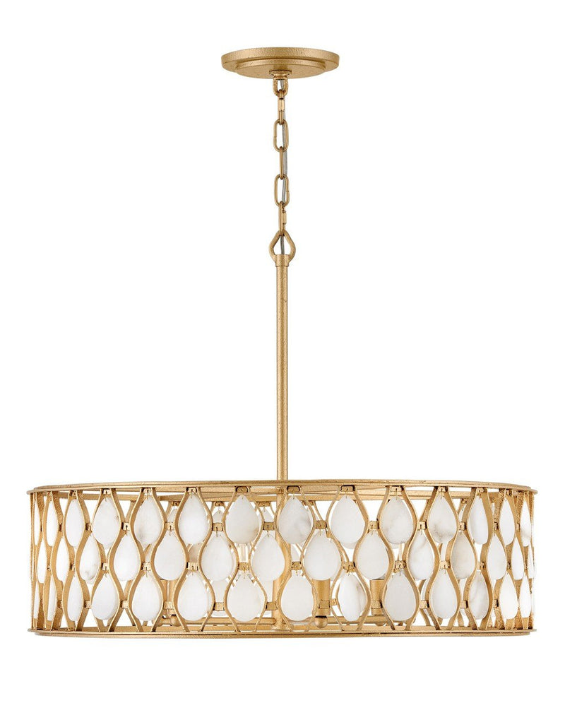 Estie 6-Light Pendant in Piastra Gold
