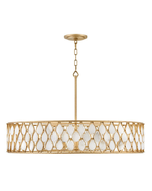 Estie 8-Light Pendant in Piastra Gold