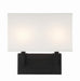 Durham 2-Light Wall Sconce in Black Forged - Lamps Expo