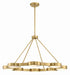 Orson 8-Light Chandelier in Modern Gold - Lamps Expo