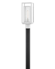 Republic Outdoor Post Light in Textured White