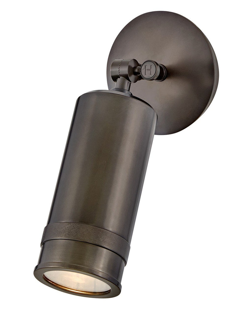 Pratt Small Outdoor Wall Sconce in Black Oxide